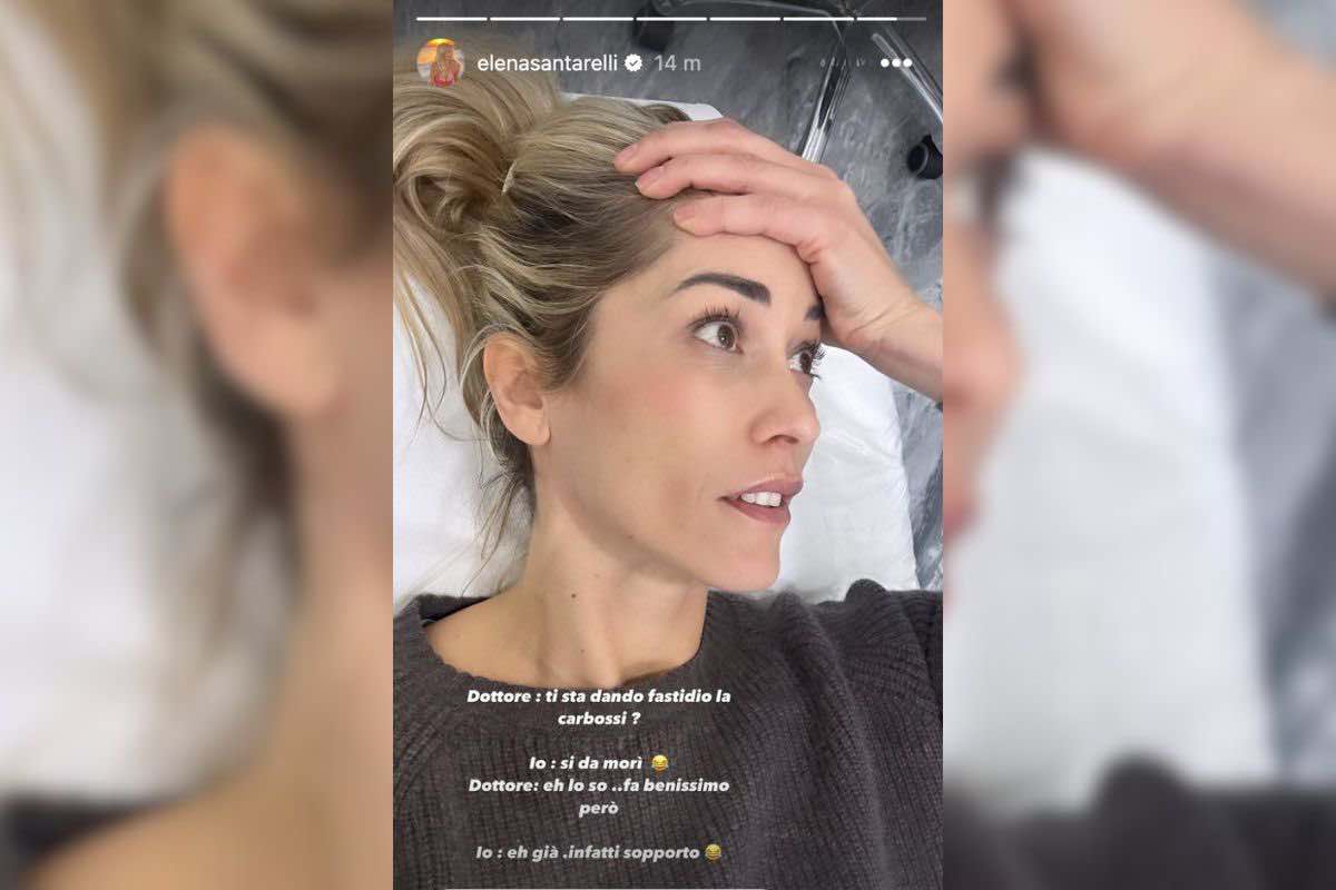 Elena Santarelli, il trattamento medico la fa soffrire: tutto per sembrare più bella