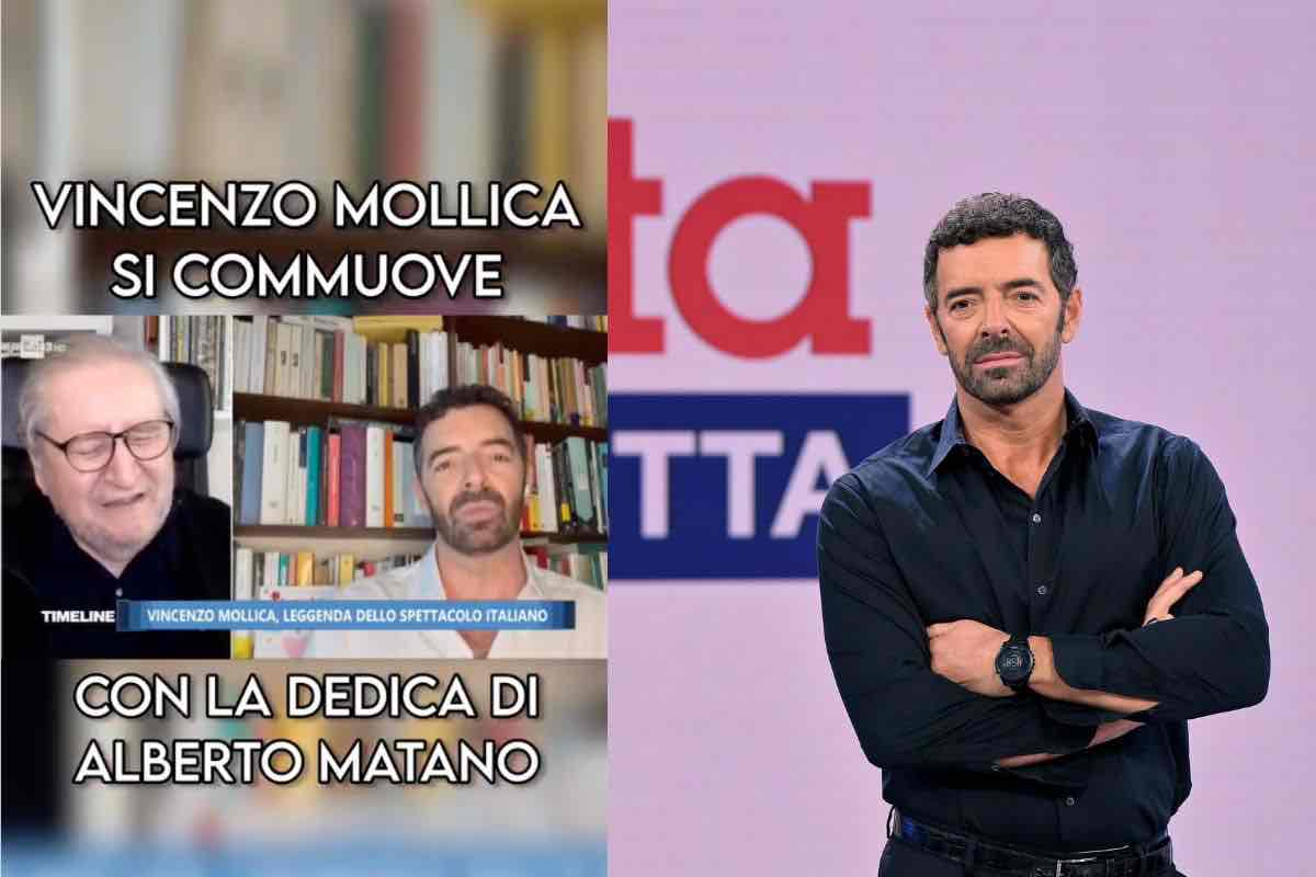 Alberto Matano parla di Vincenzo Mollica 