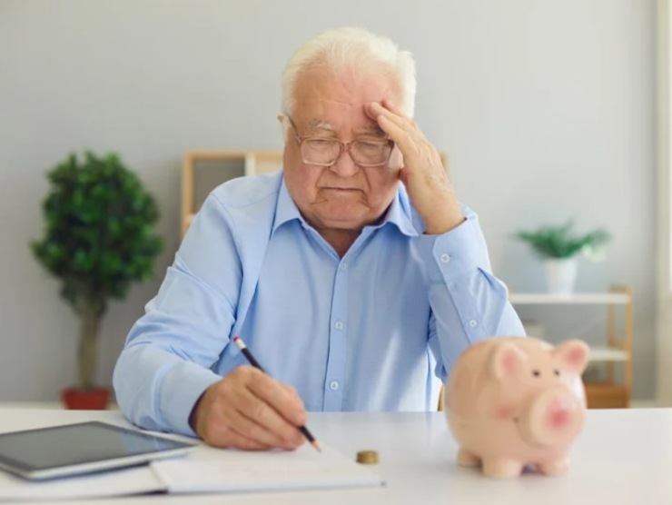 Anziano calcola pensione