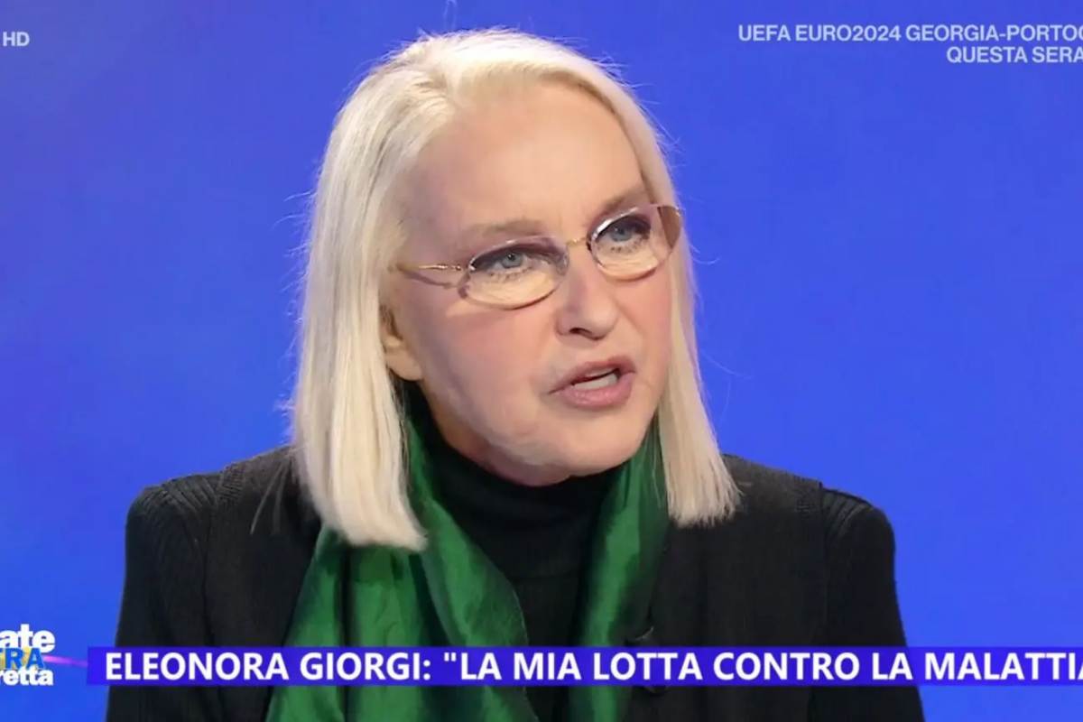 Eleonora Giorgi annuncio in diretta