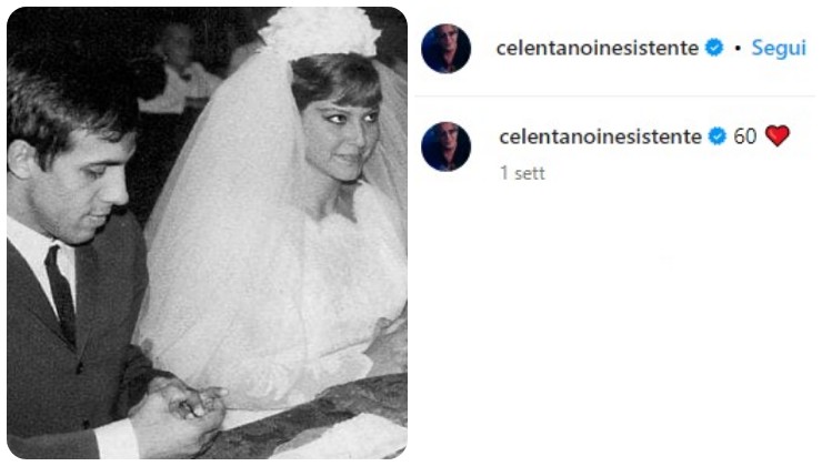 Celentano, arriva il regalo a Claudia Mori per i 60 anni di matrimonio