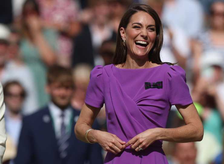 Kate commuove l'Inghilterra a Wimbledon