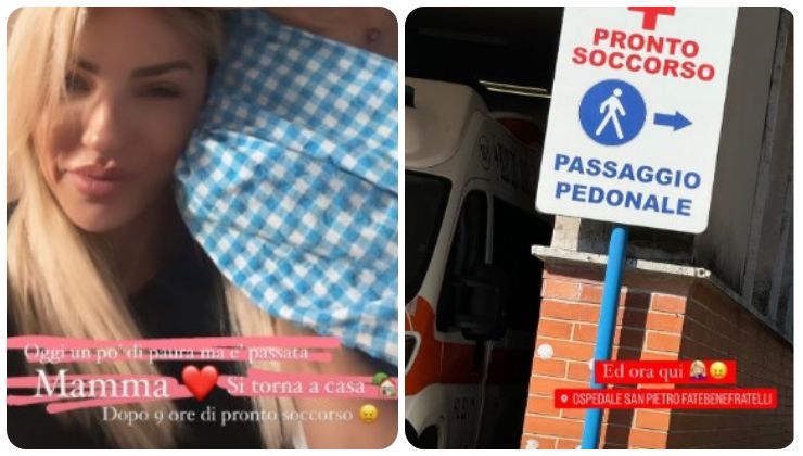 corsa al pronto soccorso per la dama