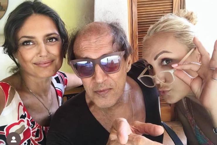 alessandra celentano foto rara con adirano celentano zio