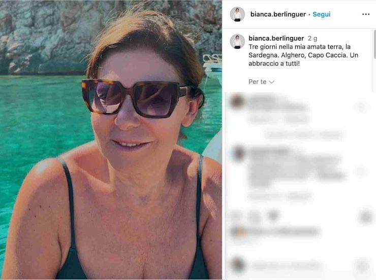 bianca berlinguer al naturale