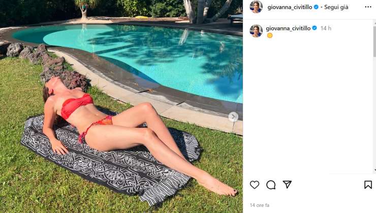 giovanna civitillo mai vista così 