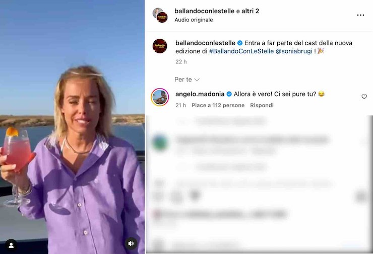 sonia bruganelli reazione angelo madonia