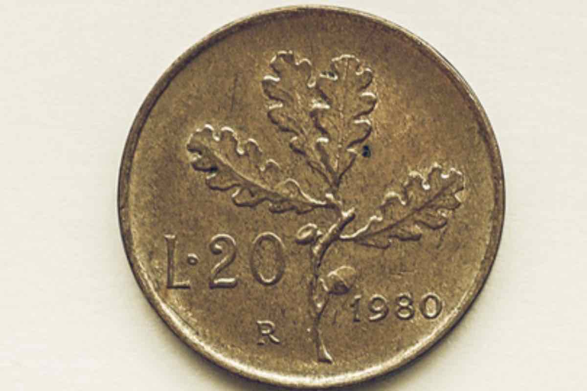 20 lire esemplare vale una vera fortuna 