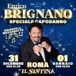 Brignano festeggia il capodanno al sistina con un evento imperdibile