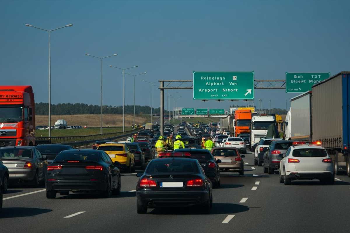 Camion bloccato a carini crea ingorghi sulla a-29 verso l'aeroporto