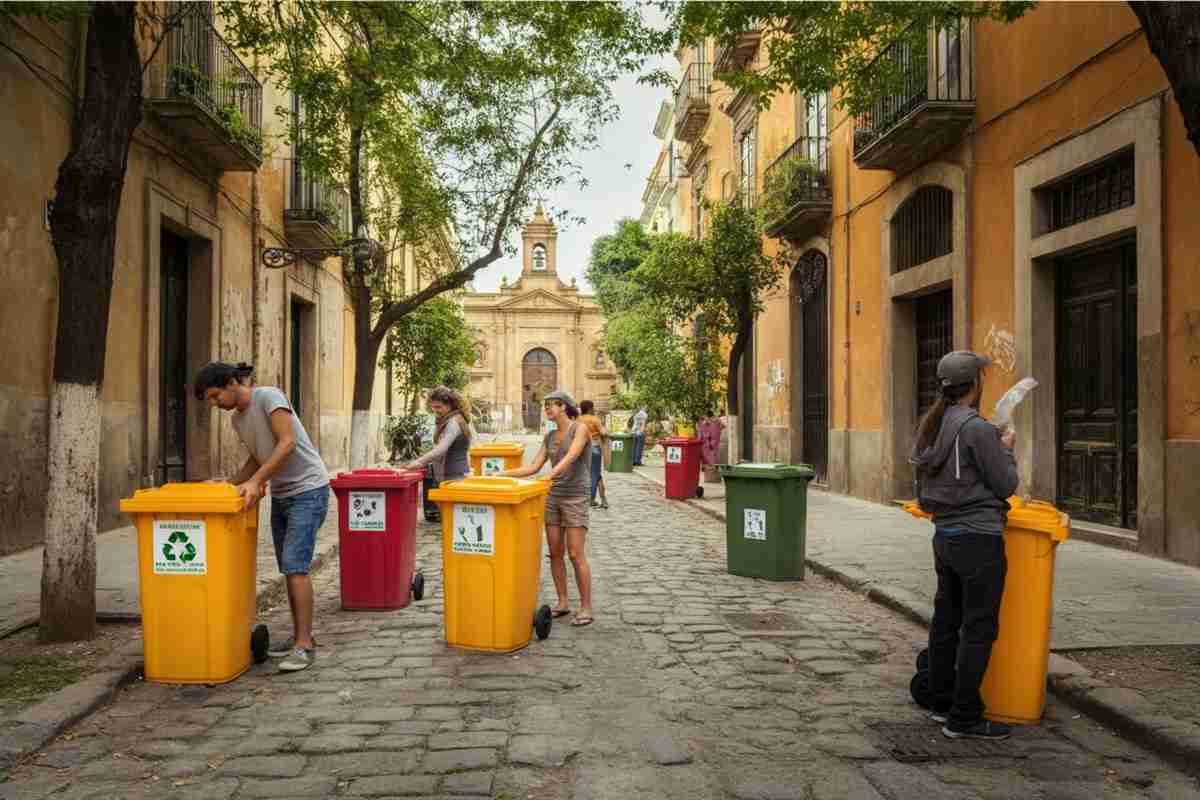 Palermo introduce la raccolta differenziata nella prima circoscrizione a partire dal 10 gennaio