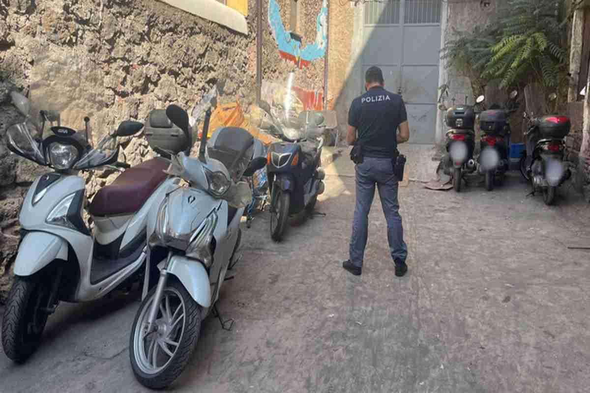 Scoperta a Catania una banda di ladri di scooter