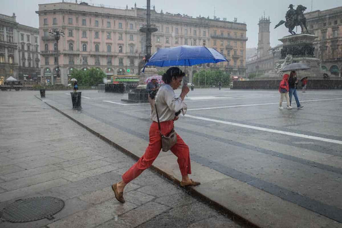 Calabria e sicilia sotto la pioggia: sei regioni in allerta