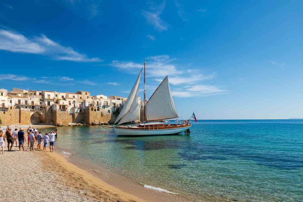 Mistero svelato: la storia della barca a vela spiaggiata a cefalù