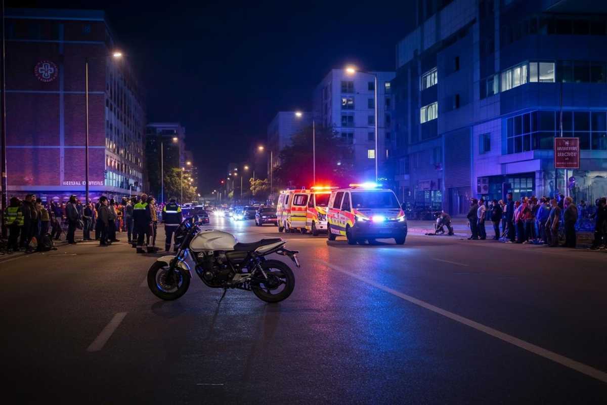 Moto fuori controllo a milano: un quarantenne in coma dopo l'incidente