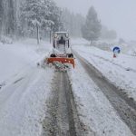 Neve in agrigentino: gli sforzi per ripristinare la viabilità