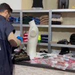 Scoperta un'industria del falso in un garage: 3.000 capi sequestrati