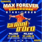 Max pezzali lancia un viaggio nei suoi anni d'oro con max forever - stadi 2026