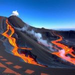 Etna in eruzione: la spettacolare emissione di lava dalle fratture sommitali