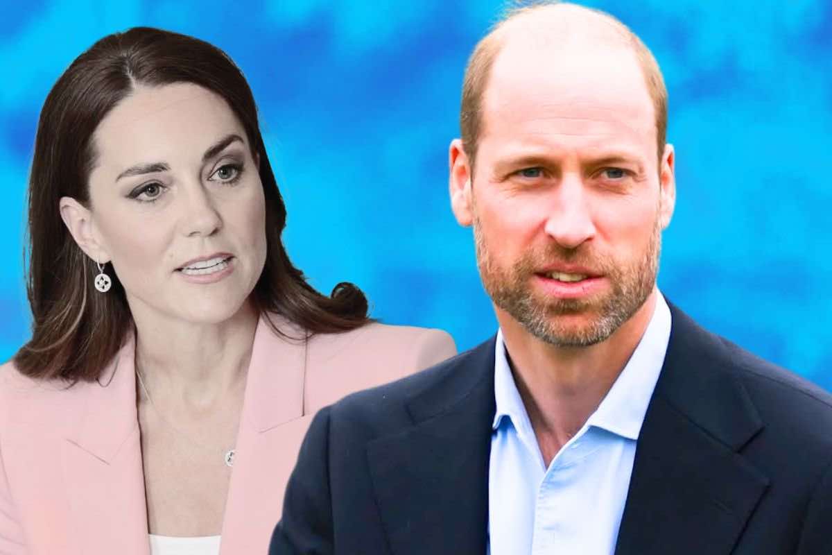 william piange davanti a kate